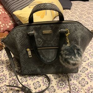Authentic Kate Spade black snakeskin handbag